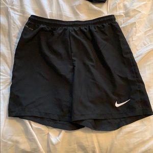 Nike dri- fit soccer shorts, super comfortable!